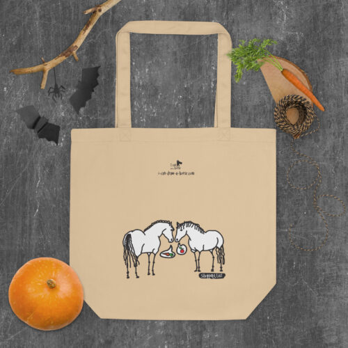 'shopping list' eco tote bag