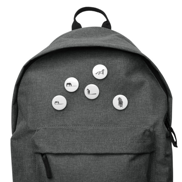 horsie set of pin buttons