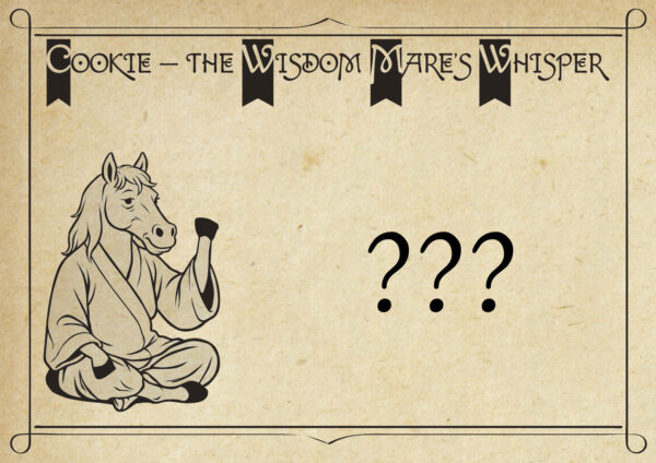 *personal whispers of the wise mare cookie - postcards